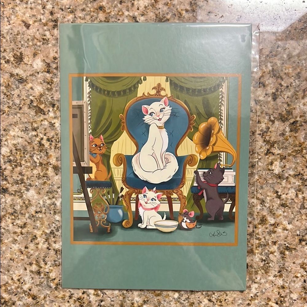 Aristocats Art Print Postcard